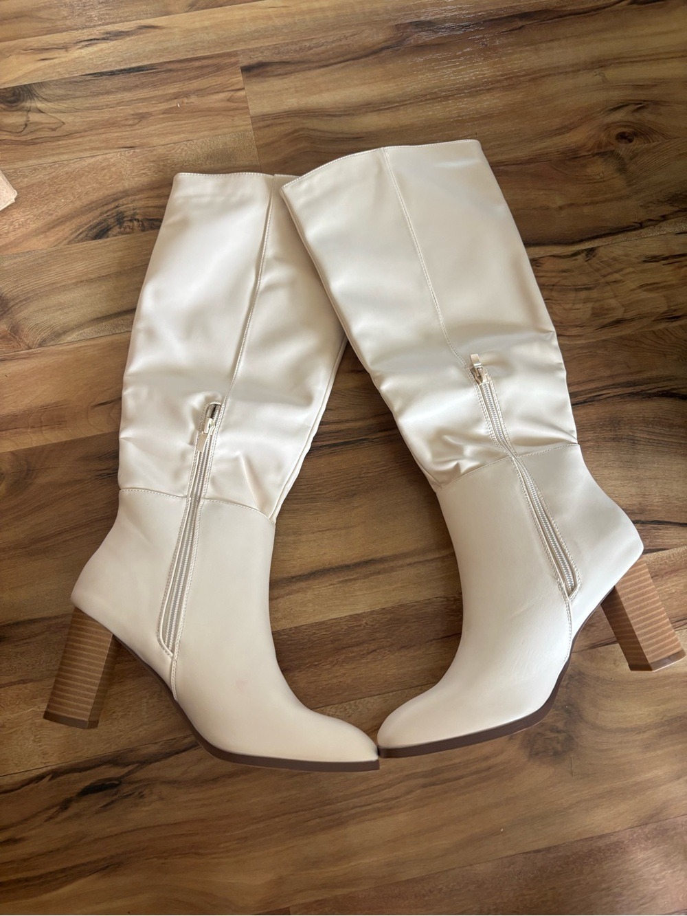 New- ZBY Tall Over-the-Knee Block Heel Boots for Women- 8 - Picture 5 of 11